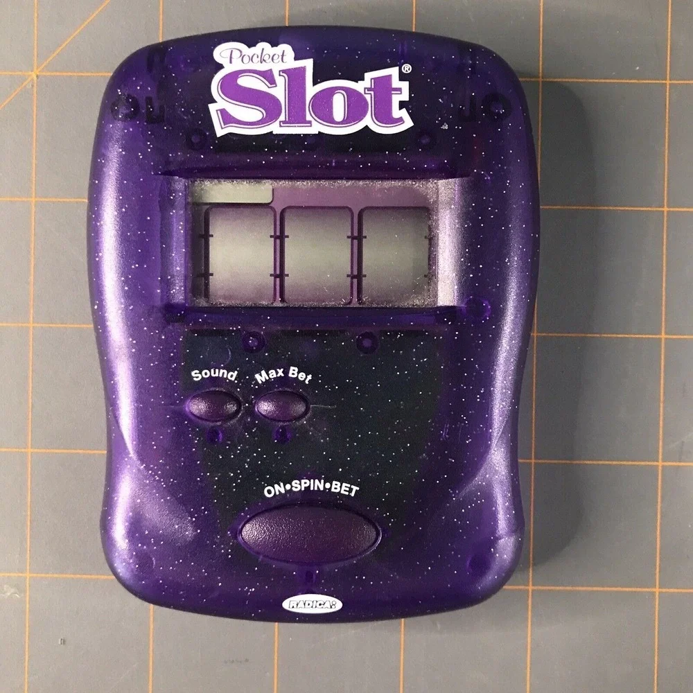 Radica 2004 Purple Pocket Electronic Handheld Game Machine Game